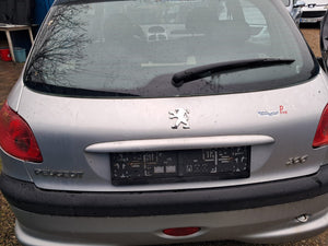 Peugeot 206 hatchback, haion complet cu luneta, motoras si stergator