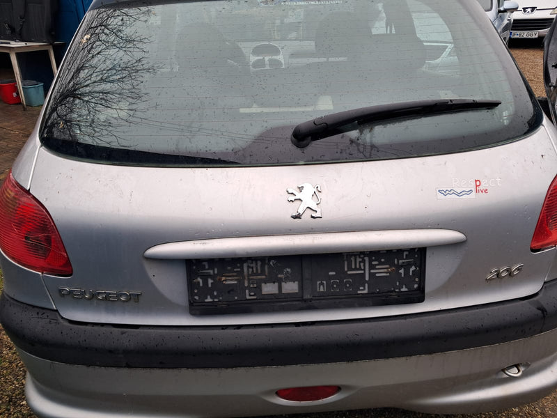 Peugeot 206 hatchback, haion complet cu luneta, motoras si stergator